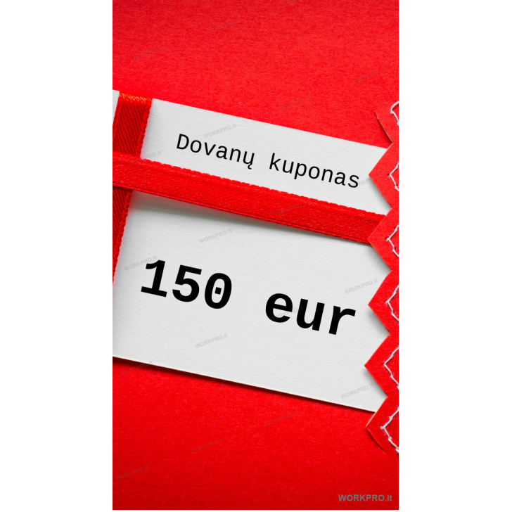 Dovanų kuponas 150 eur
