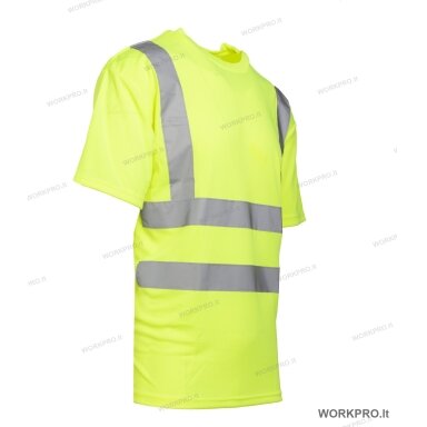 Marškinėliai BRIXTON FLASH, hi-vis geltoni
