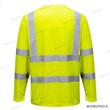 Marškinėliai S178, ilgomis rankovėmis, hi-vis geltoni, vnt.