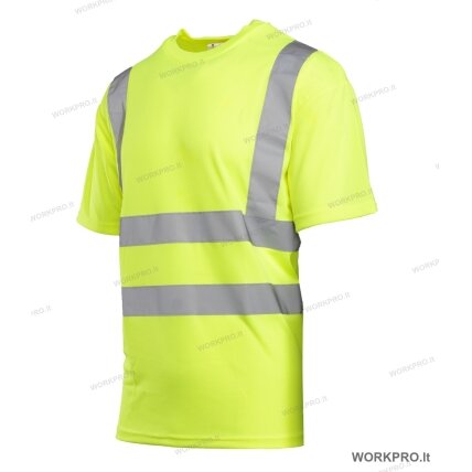 Marškinėliai BRIXTON FLASH, hi-vis geltoni