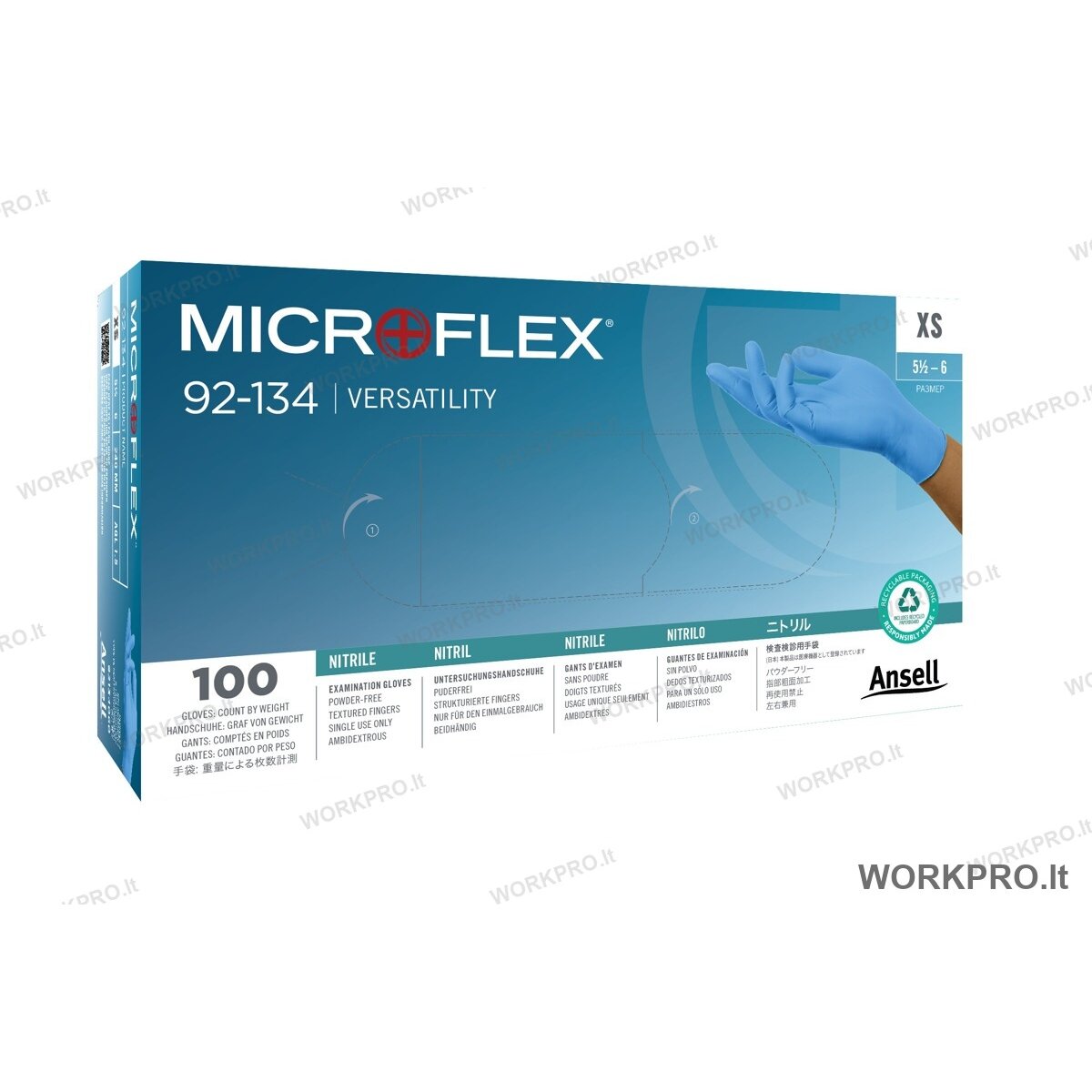 Pirštinės MICROFLEX (100 vnt.)